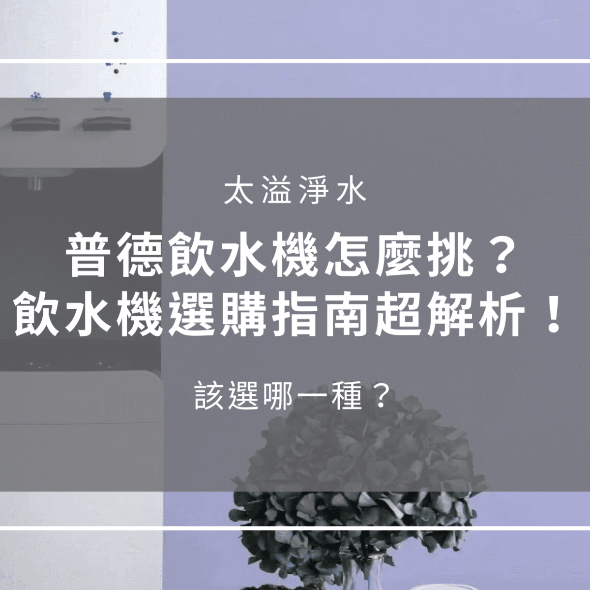 飲水機選購